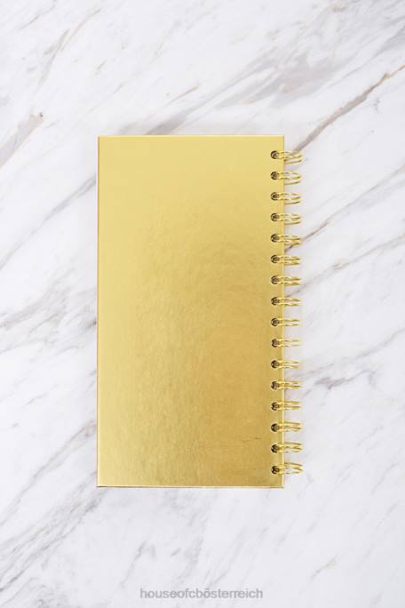 House of CB Geschenke Z26T1357 Geprägtes Hardcover-Notizbuch