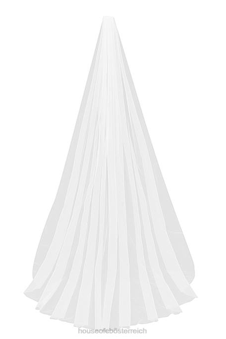 House of CB Hochzeiten Z26T1145 Leone weißer ultralanger weicher Tüllschleier