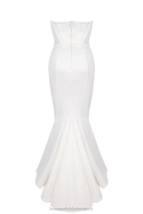 House of CB Hochzeiten Z26T1156 Ines elfenbeinfarbenes trägerloses Korsett-Brautkleid – limitierte Auflage