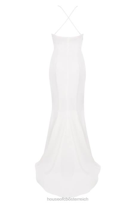 House of CB Hochzeiten Z26T1163 Gigi elfenbeinfarbenes Träger-Brautkleid – limitierte Auflage