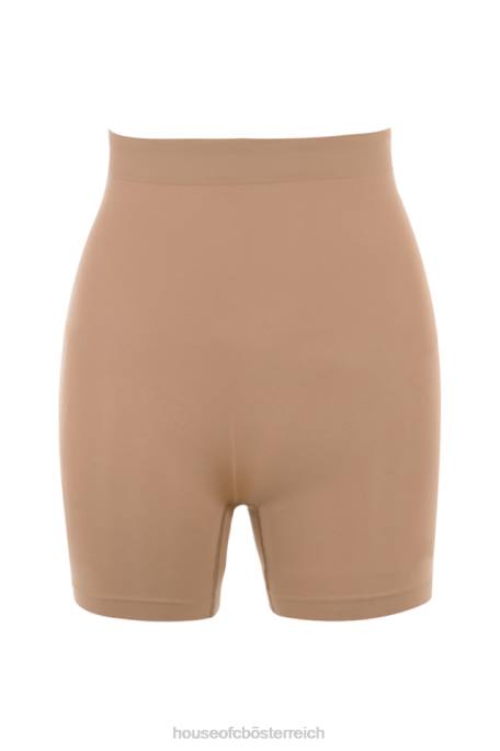 House of CB Kleidung Z26T1261 Modellierende Shorts Milchkaffee