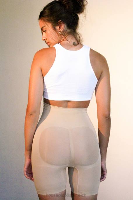 House of CB Kleidung Z26T1262 Modellierende Shorts Mandel