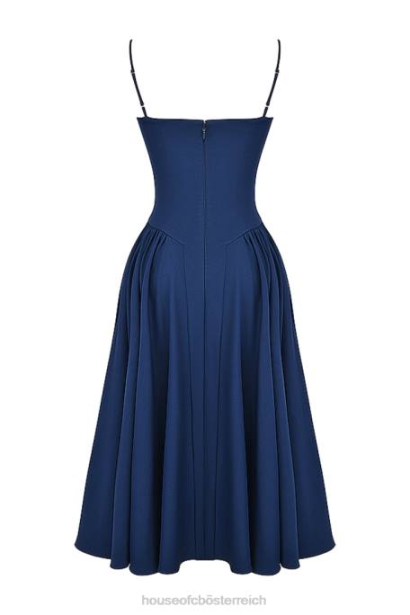 House of CB Kleidung Z26T154 Samaria französisches Marinekorsett-Sommerkleid