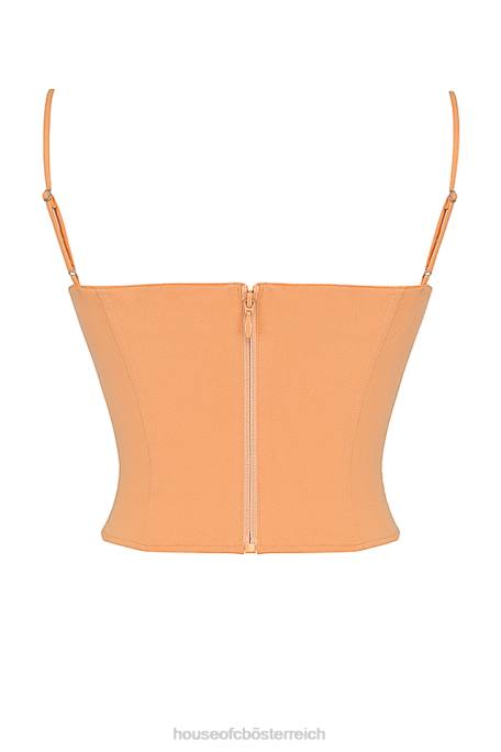 House of CB Kleidung Z26T18 Flavia Tangerine Modellierkorsett