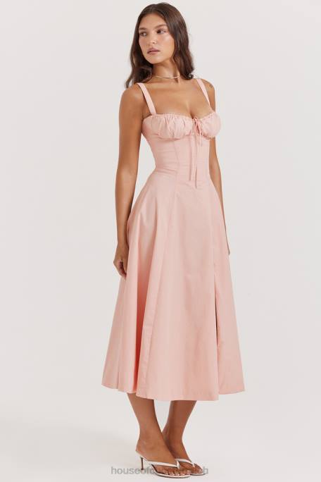 House of CB Kleidung Z26T196 Carmen babyrosa Bustier-Sommerkleid