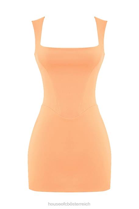 House of CB Kleidung Z26T214 Enya Aprikosen-Korsett-Minikleid