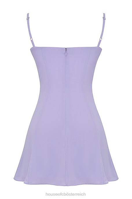 House of CB Kleidung Z26T265 Christiana Lavendel Minikleid