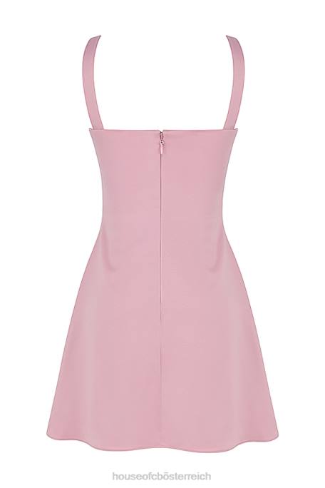 House of CB Kleidung Z26T417 Kara Pink Quartz Minikleid