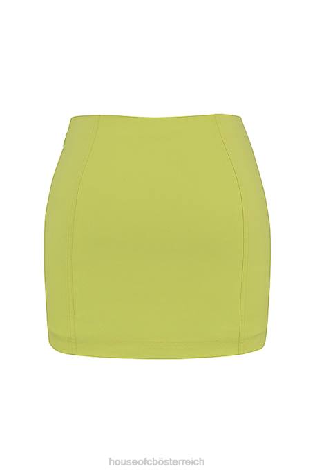 House of CB Kleidung Z26T923 Nisha neonfarbener formender Minirock