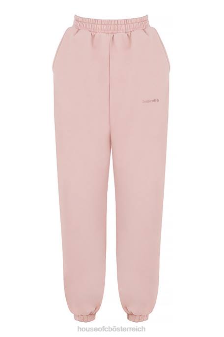 House of CB Kleidung Z26T976 Sky Blush Fleece-Rücken-Jogginghose